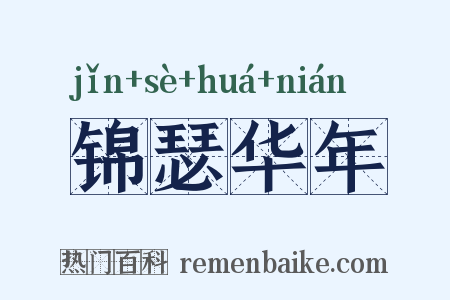 锦瑟华年是什么意思的图片